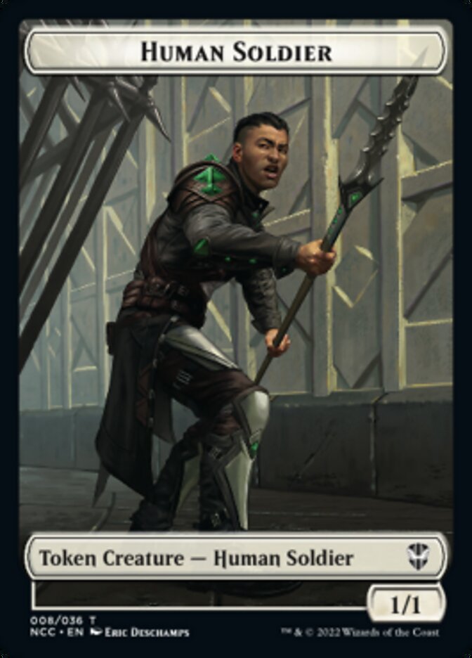 Eldrazi // Human Soldier Double-Sided Token [Streets of New Capenna Commander Tokens] | Card Merchant Takapuna