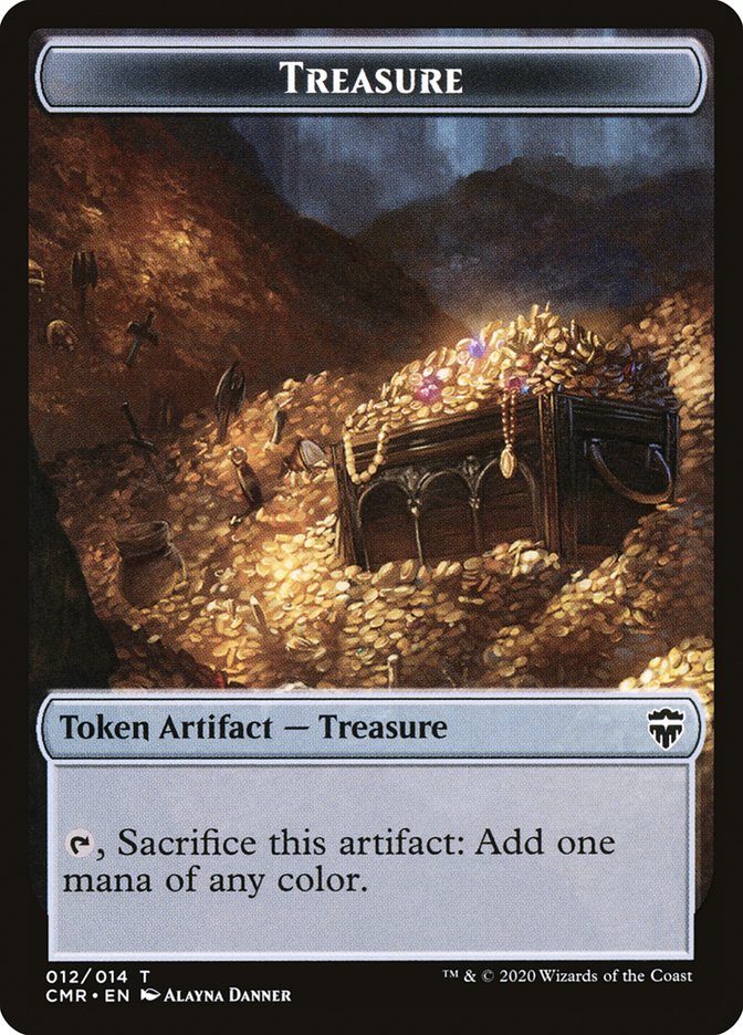 Treasure Token [Commander Legends Tokens] | Card Merchant Takapuna