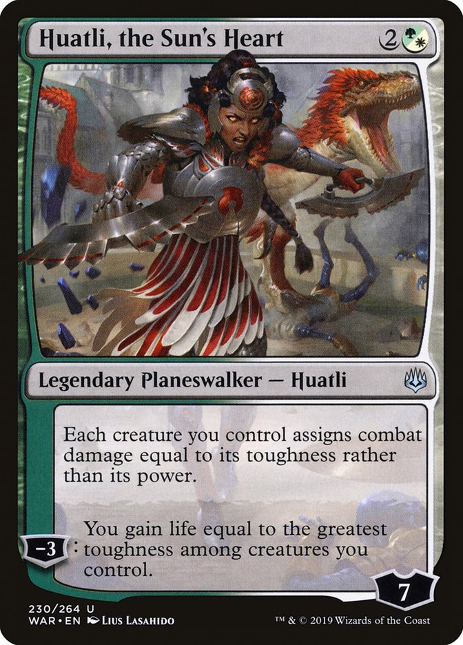 Huatli, the Sun's Heart [War of the Spark] | Card Merchant Takapuna