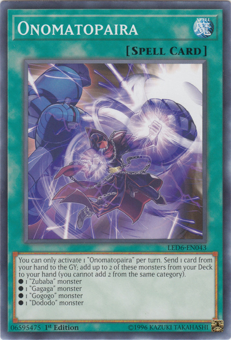 Onomatopaira [LED6-EN043] Common | Card Merchant Takapuna