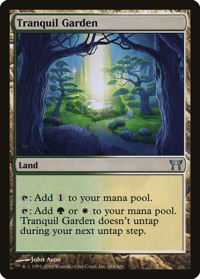 Tranquil Garden [Champions of Kamigawa] | Card Merchant Takapuna