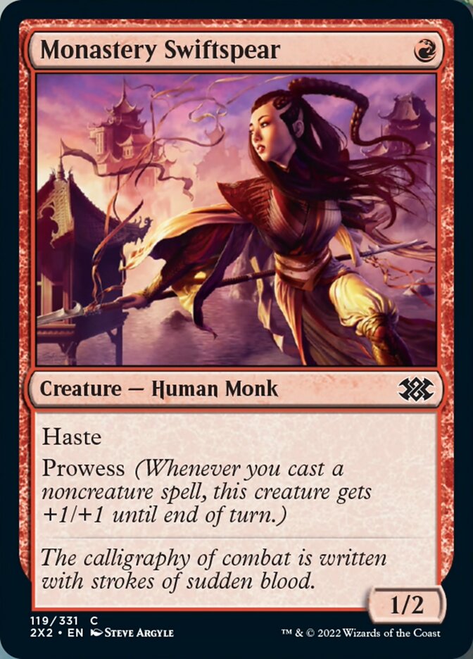 Monastery Swiftspear [Double Masters 2022] | Card Merchant Takapuna