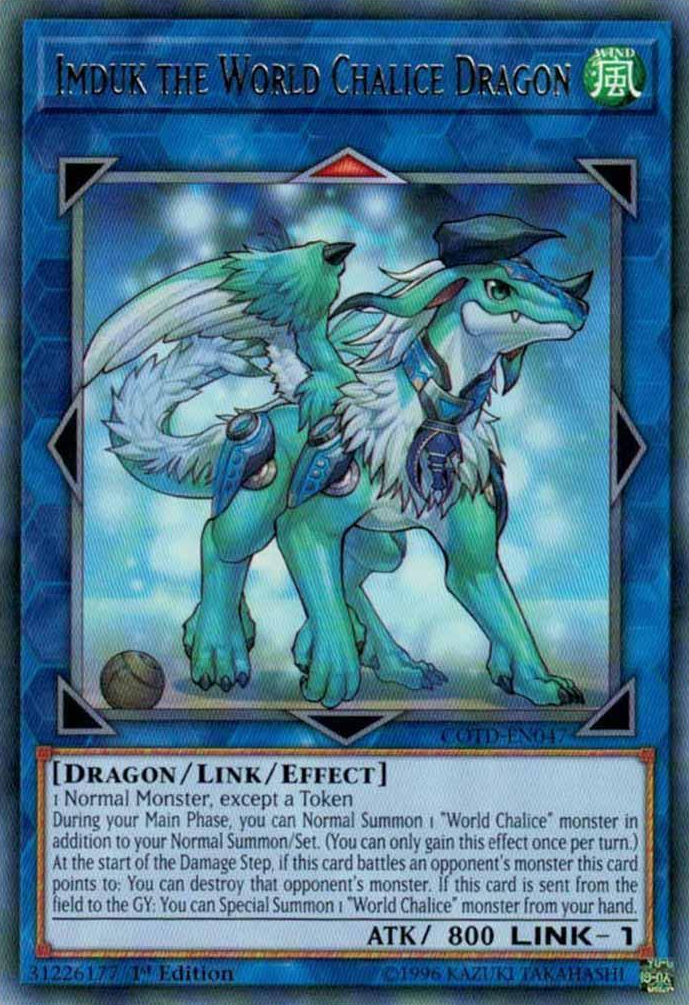 Imduk the World Chalice Dragon [COTD-EN047] Rare | Card Merchant Takapuna