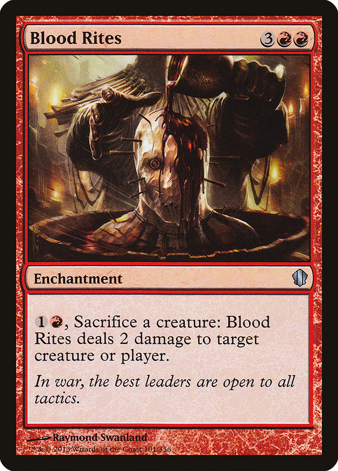 Blood Rites [Commander 2013] | Card Merchant Takapuna