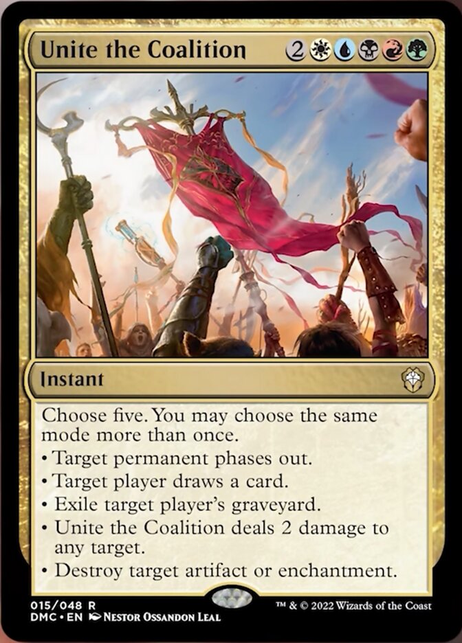 Unite the Coalition [Dominaria United Commander] | Card Merchant Takapuna