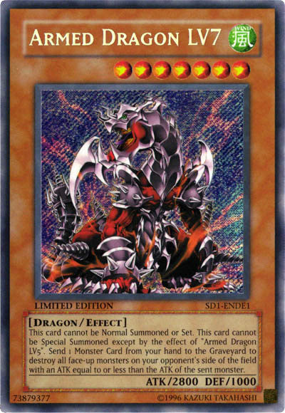 Armed Dragon Lv7 [SD1-ENDE1] Secret Rare | Card Merchant Takapuna