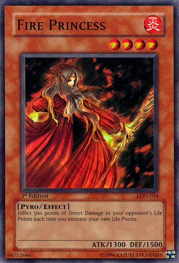 Fire Princess [LON-034] Super Rare | Card Merchant Takapuna