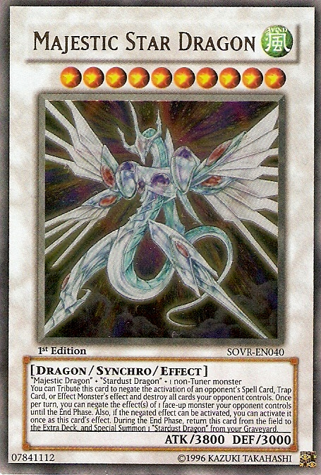 Majestic Star Dragon [SOVR-EN040] Ultra Rare | Card Merchant Takapuna