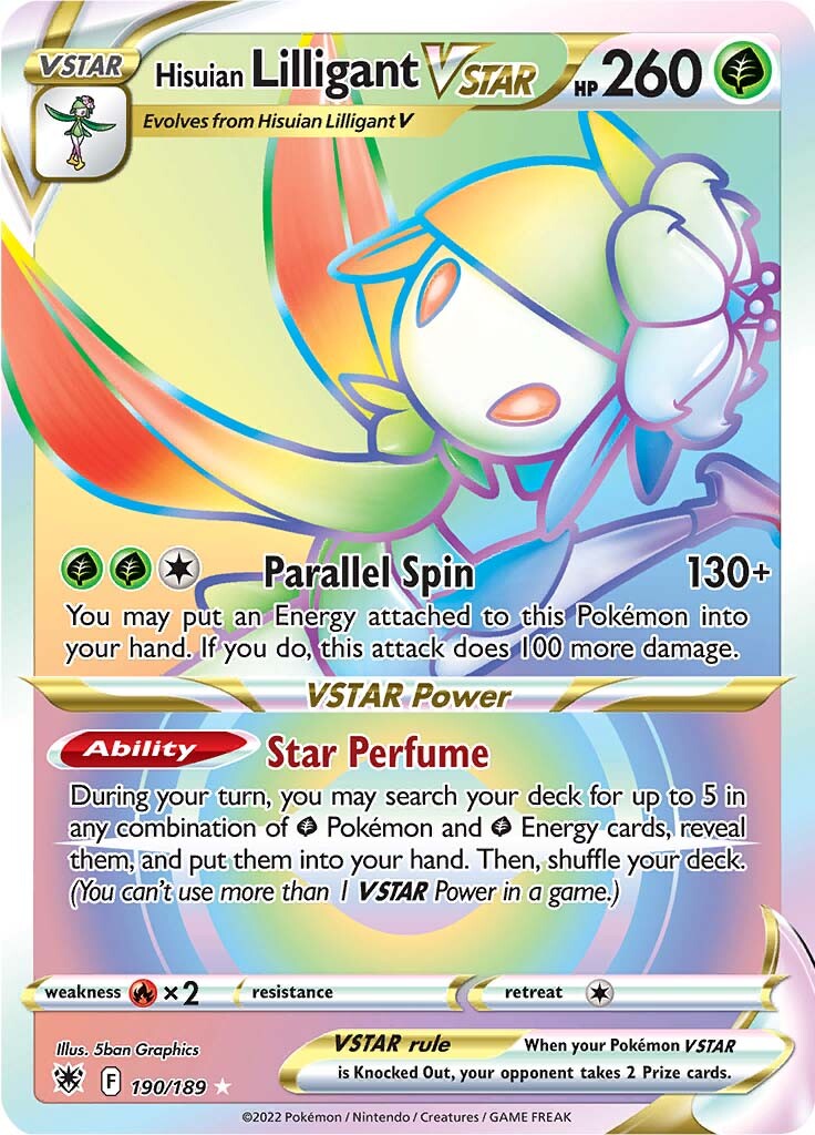 Hisuian Lilligant VSTAR (190/189) [Sword & Shield: Astral Radiance] | Card Merchant Takapuna