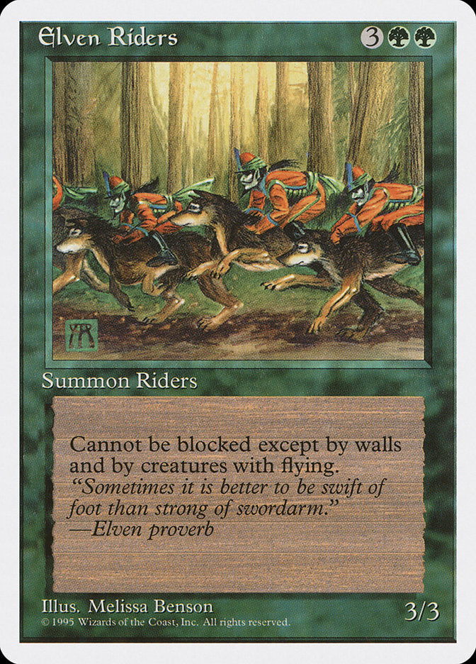 Elven Riders [Fourth Edition] | Card Merchant Takapuna