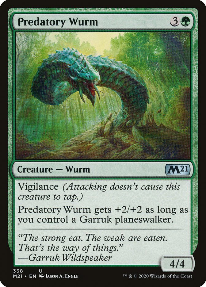 Predatory Wurm [Core Set 2021] | Card Merchant Takapuna