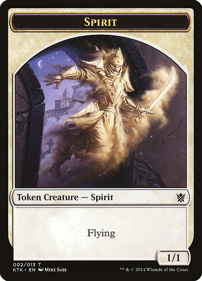 Spirit Token [Khans of Tarkir Tokens] | Card Merchant Takapuna