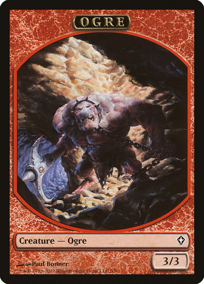 Ogre Token [Worldwake Tokens] | Card Merchant Takapuna