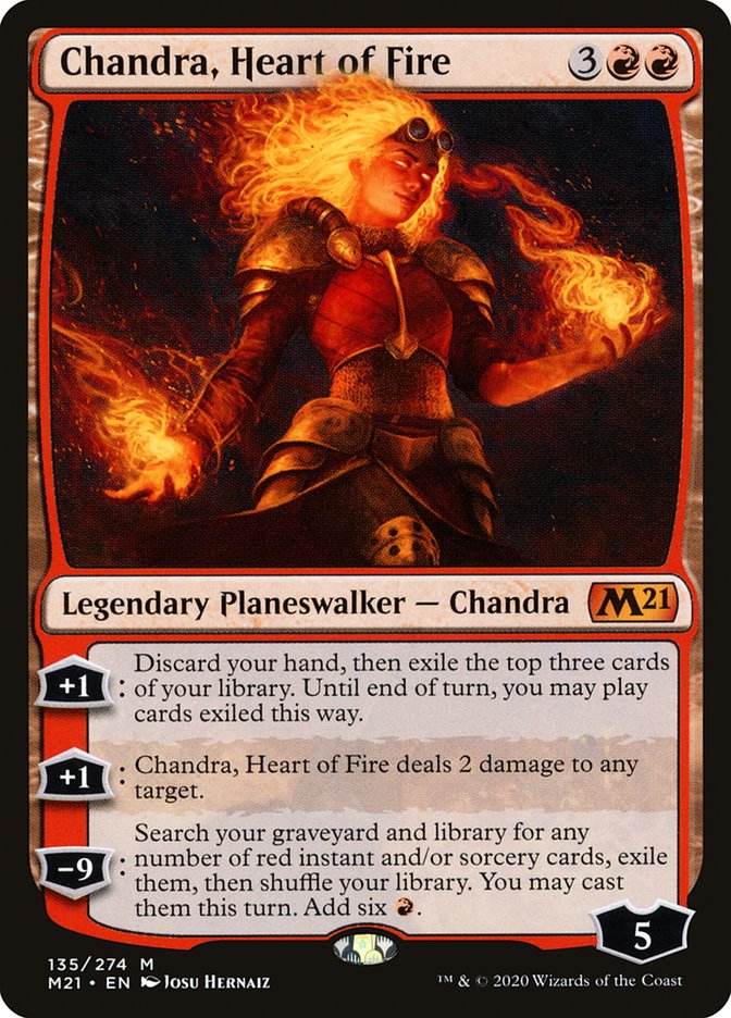 Chandra, Heart of Fire [Core Set 2021] | Card Merchant Takapuna