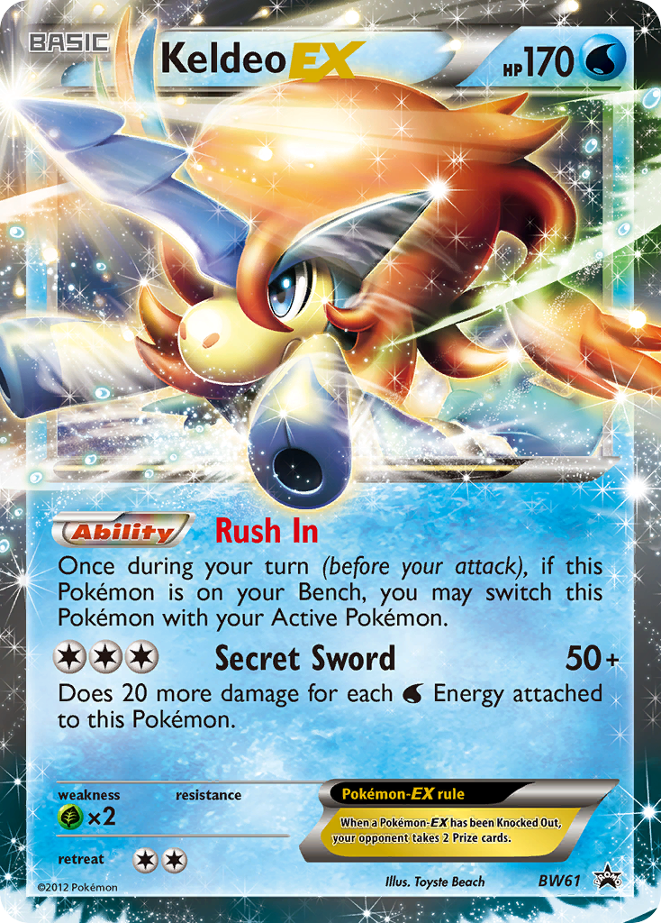 Keldeo EX (BW61) [Black & White: Black Star Promos] | Card Merchant Takapuna