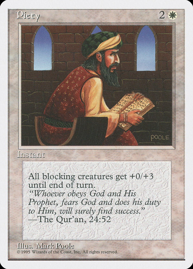 Piety [Fourth Edition] | Card Merchant Takapuna