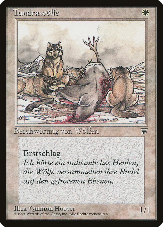 Tundra Wolves (German) - "Tundrawolfe" [Renaissance] | Card Merchant Takapuna