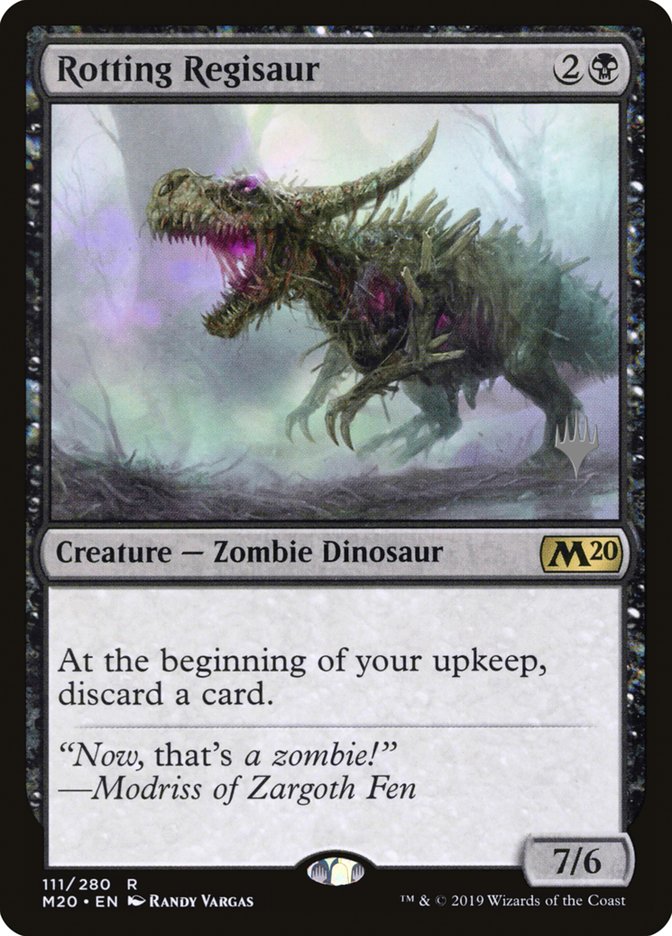 Rotting Regisaur (Promo Pack) [Core Set 2020 Promos] | Card Merchant Takapuna