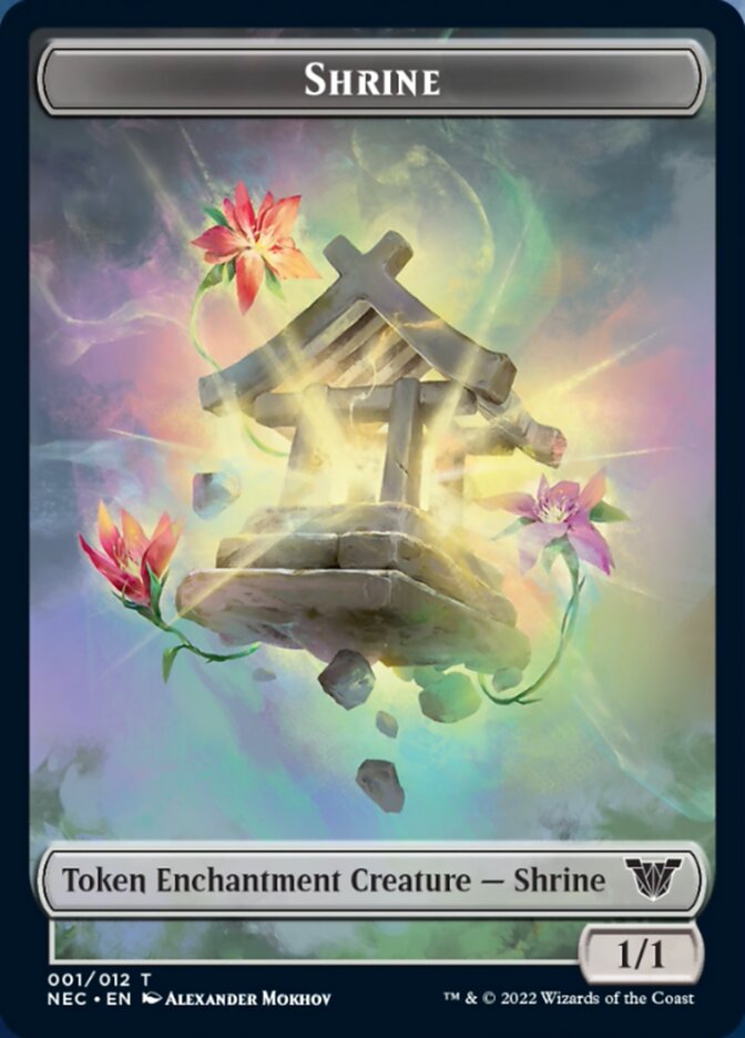 Shrine Token [Kamigawa: Neon Dynasty Commander Tokens] | Card Merchant Takapuna