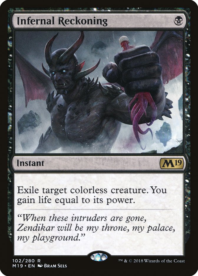 Infernal Reckoning [Core Set 2019] | Card Merchant Takapuna