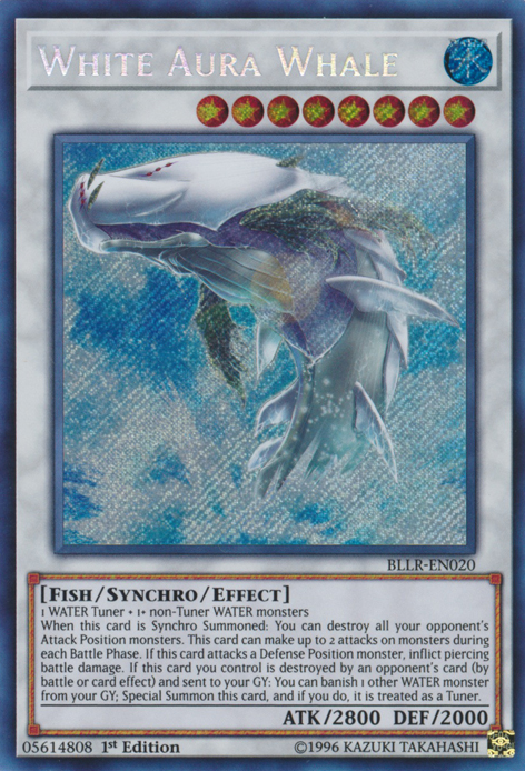 White Aura Whale [BLLR-EN020] Secret Rare | Card Merchant Takapuna