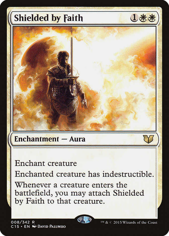 Shielded by Faith [Commander 2015] | Card Merchant Takapuna