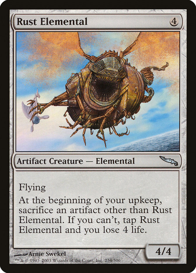 Rust Elemental [Mirrodin] | Card Merchant Takapuna