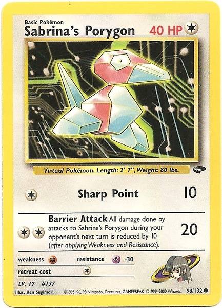 Sabrina's Porygon (98/132) [Gym Challenge Unlimited] | Card Merchant Takapuna