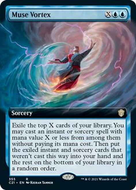 Muse Vortex (Extended Art) [Commander 2021] | Card Merchant Takapuna