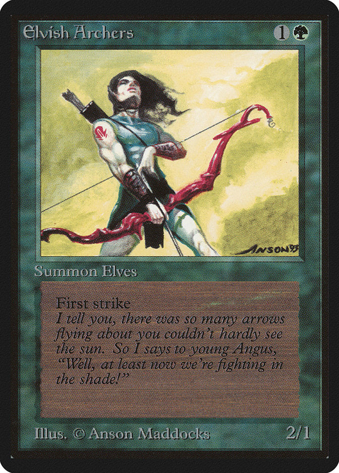 Elvish Archers [Beta Edition] | Card Merchant Takapuna