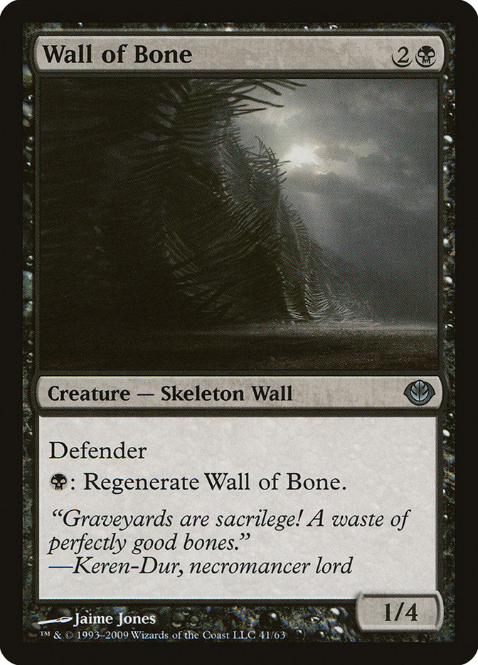 Wall of Bone [Duel Decks: Garruk vs. Liliana] | Card Merchant Takapuna