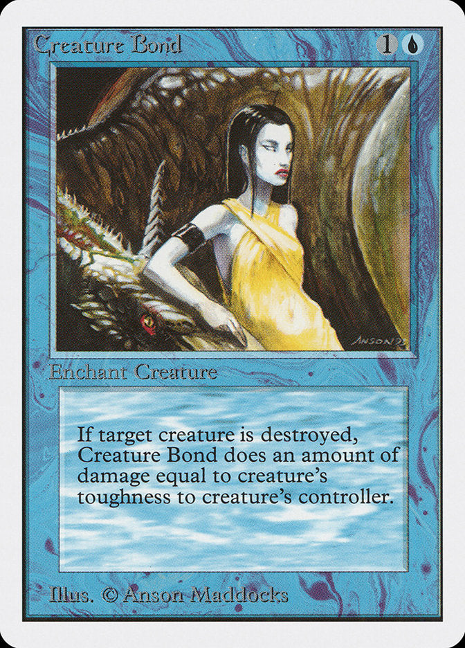 Creature Bond [Unlimited Edition] | Card Merchant Takapuna