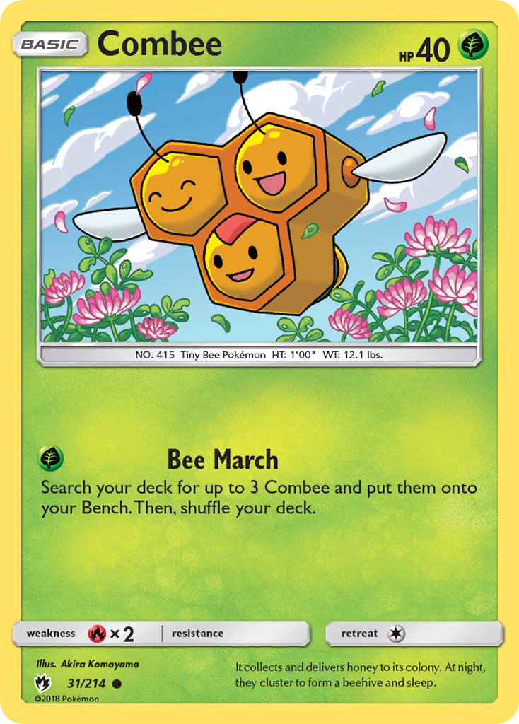 Combee (31/214) [Sun & Moon: Lost Thunder] | Card Merchant Takapuna