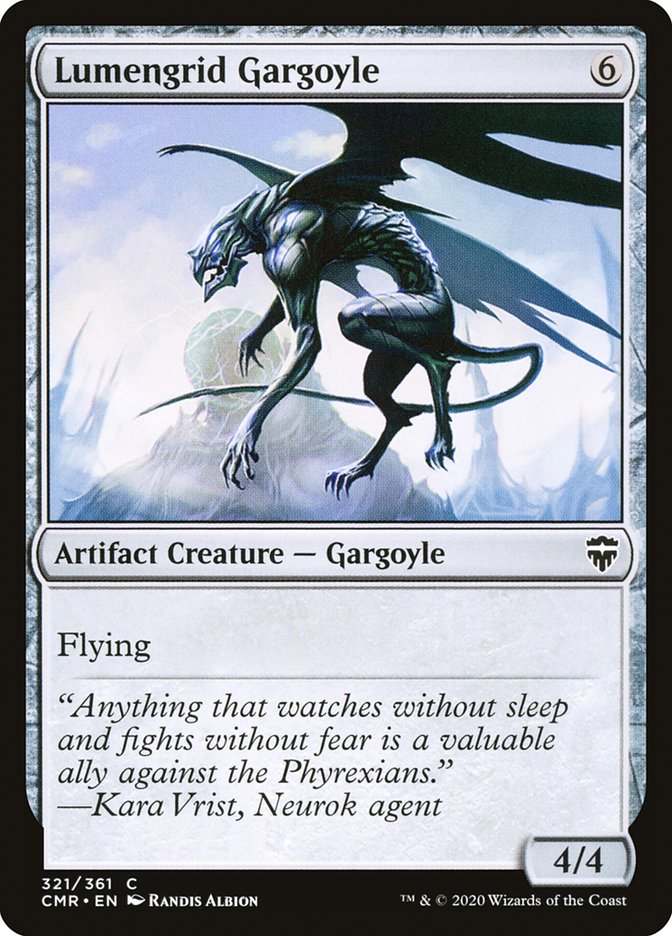 Lumengrid Gargoyle [Commander Legends] | Card Merchant Takapuna