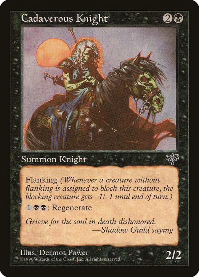 Cadaverous Knight [Mirage] | Card Merchant Takapuna