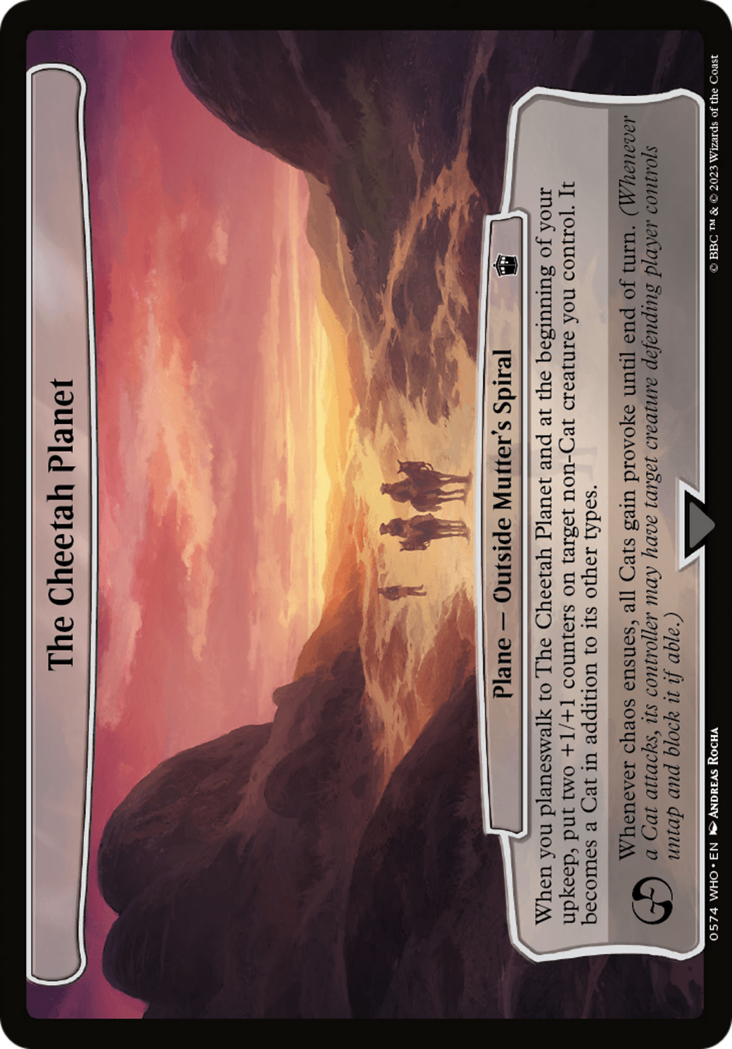 The Cheetah Planet [Planechase] | Card Merchant Takapuna