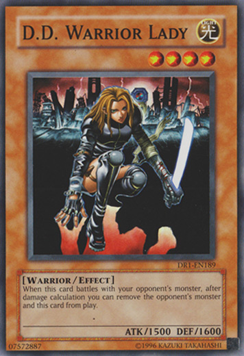 D.D. Warrior Lady [DR1-EN189] Super Rare | Card Merchant Takapuna