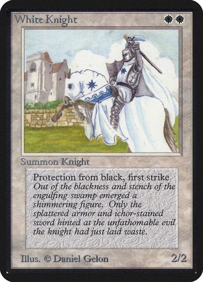 White Knight [Alpha Edition] | Card Merchant Takapuna