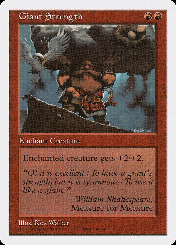 Giant Strength [Fifth Edition] | Card Merchant Takapuna