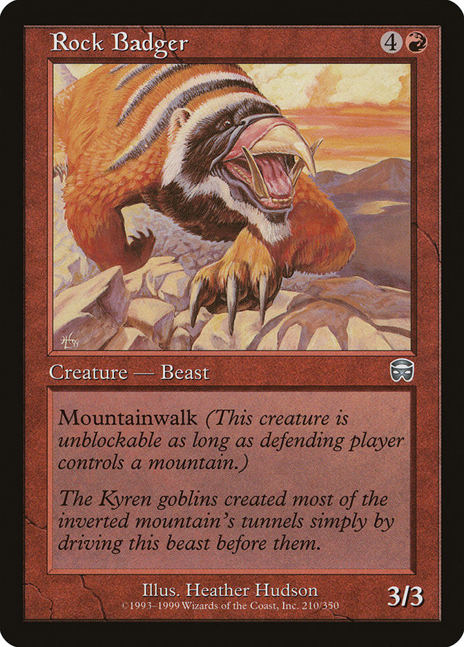 Rock Badger [Mercadian Masques] | Card Merchant Takapuna