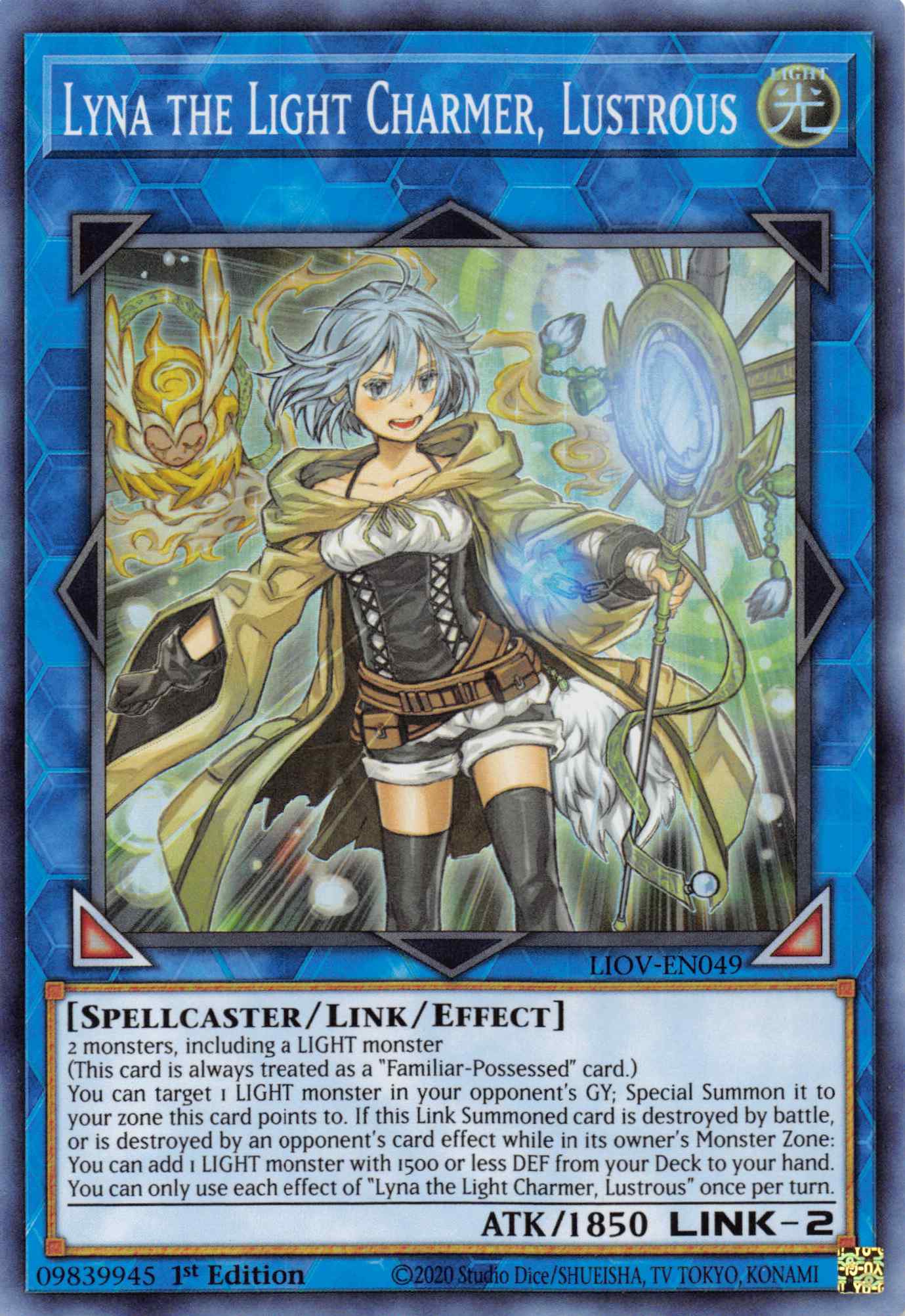 Lyna the Light Charmer, Lustrous [LIOV-EN049] Starlight Rare | Card Merchant Takapuna