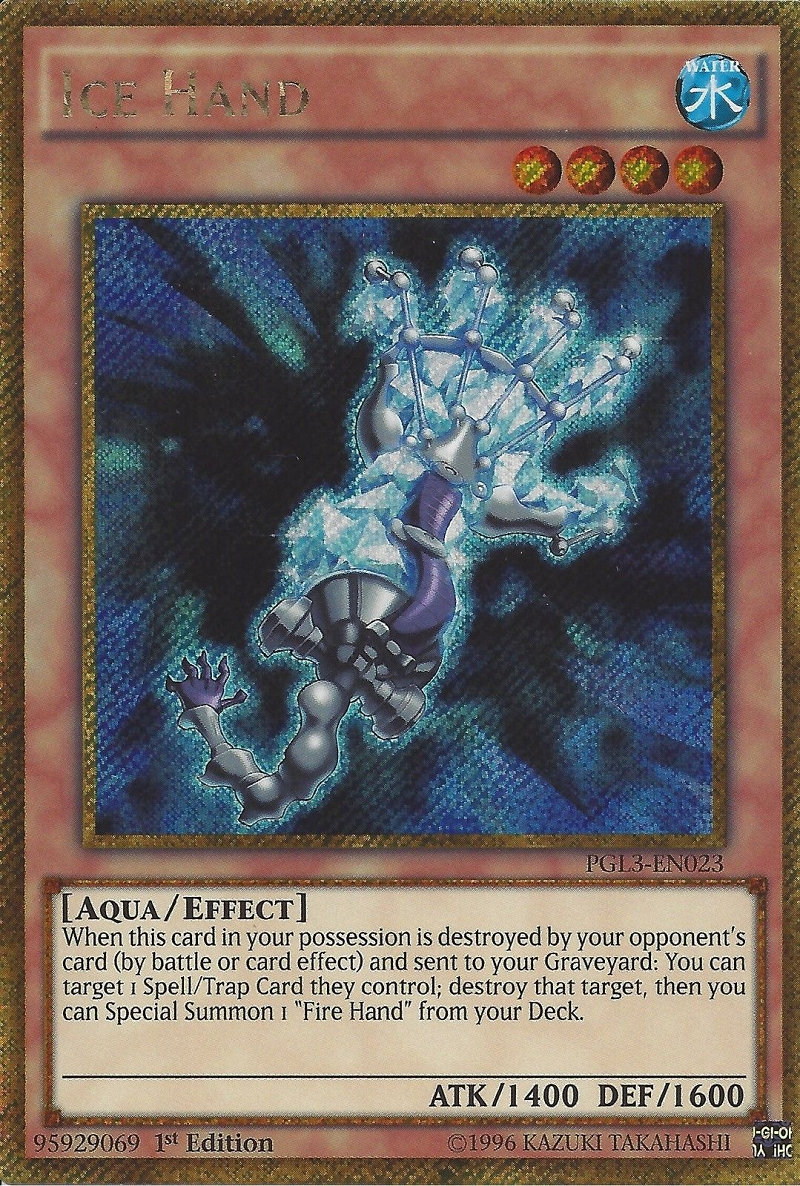 Ice Hand [PGL3-EN023] Gold Secret Rare | Card Merchant Takapuna