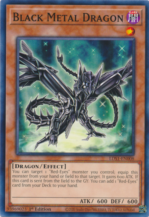 Black Metal Dragon [LDS1-EN008] Common | Card Merchant Takapuna