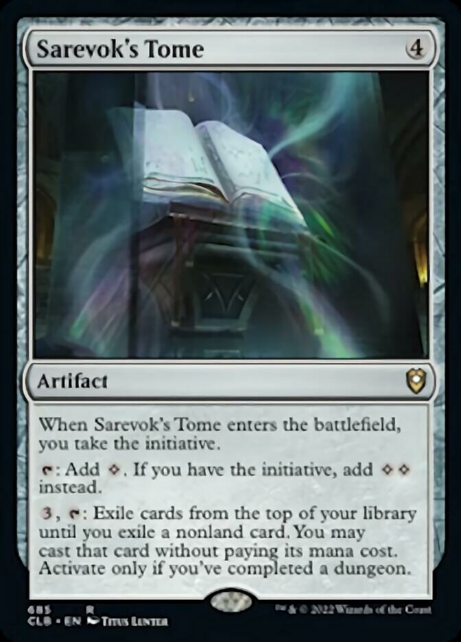 Sarevok's Tome [Commander Legends: Battle for Baldur's Gate] | Card Merchant Takapuna