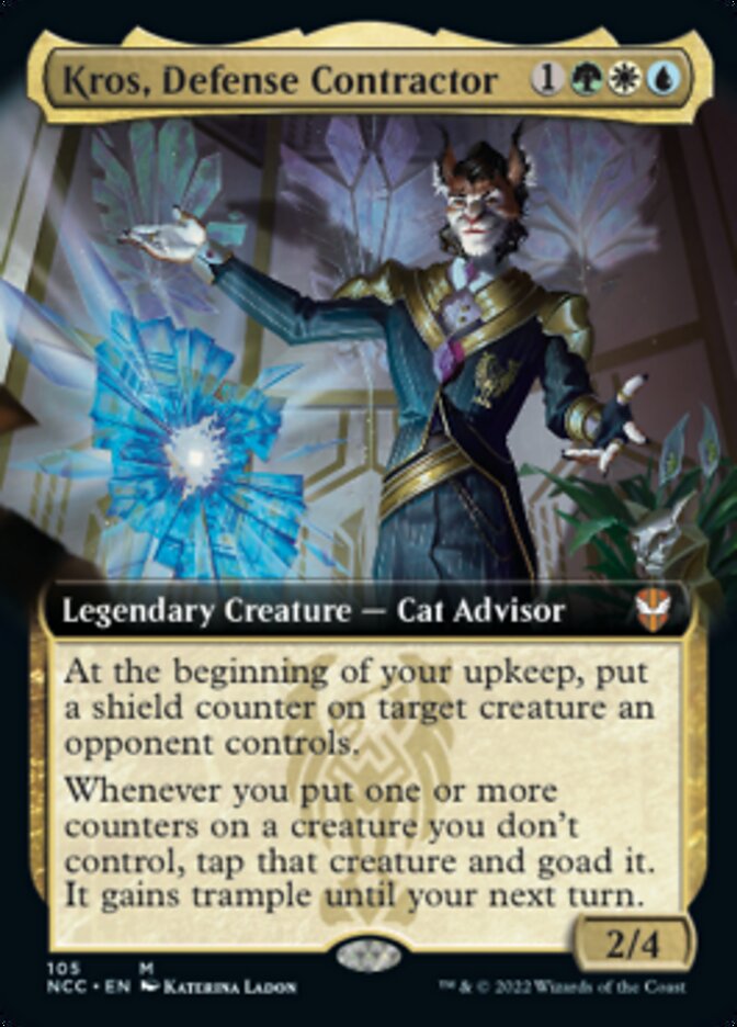 Kros, Defense Contractor (Extended Art) [Streets of New Capenna Commander] | Card Merchant Takapuna