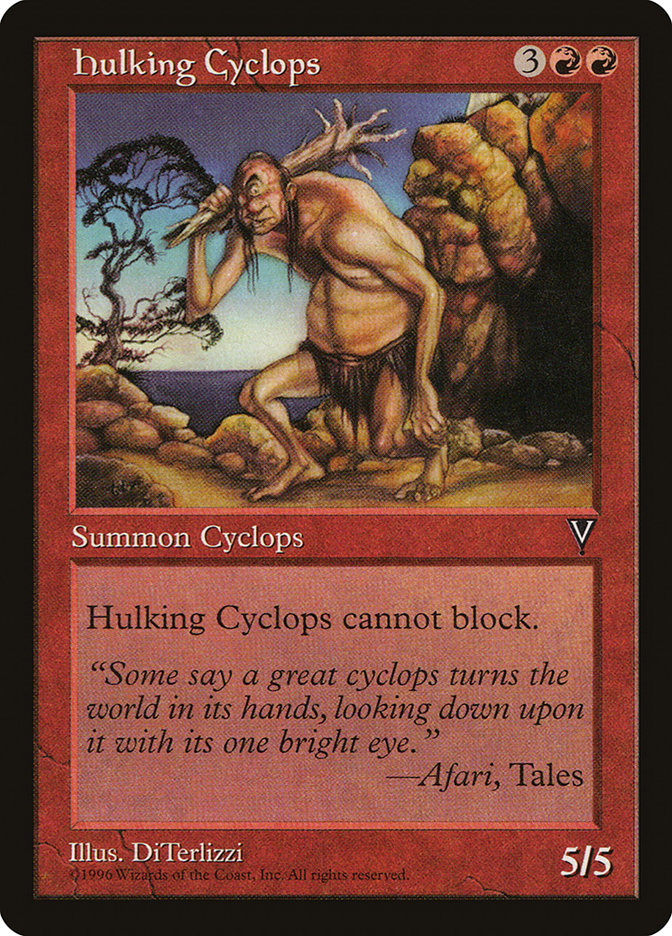 Hulking Cyclops [Visions] | Card Merchant Takapuna