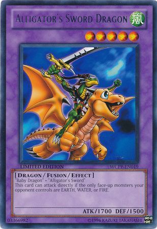 Alligator's Sword Dragon [WCPP-EN019] Rare | Card Merchant Takapuna