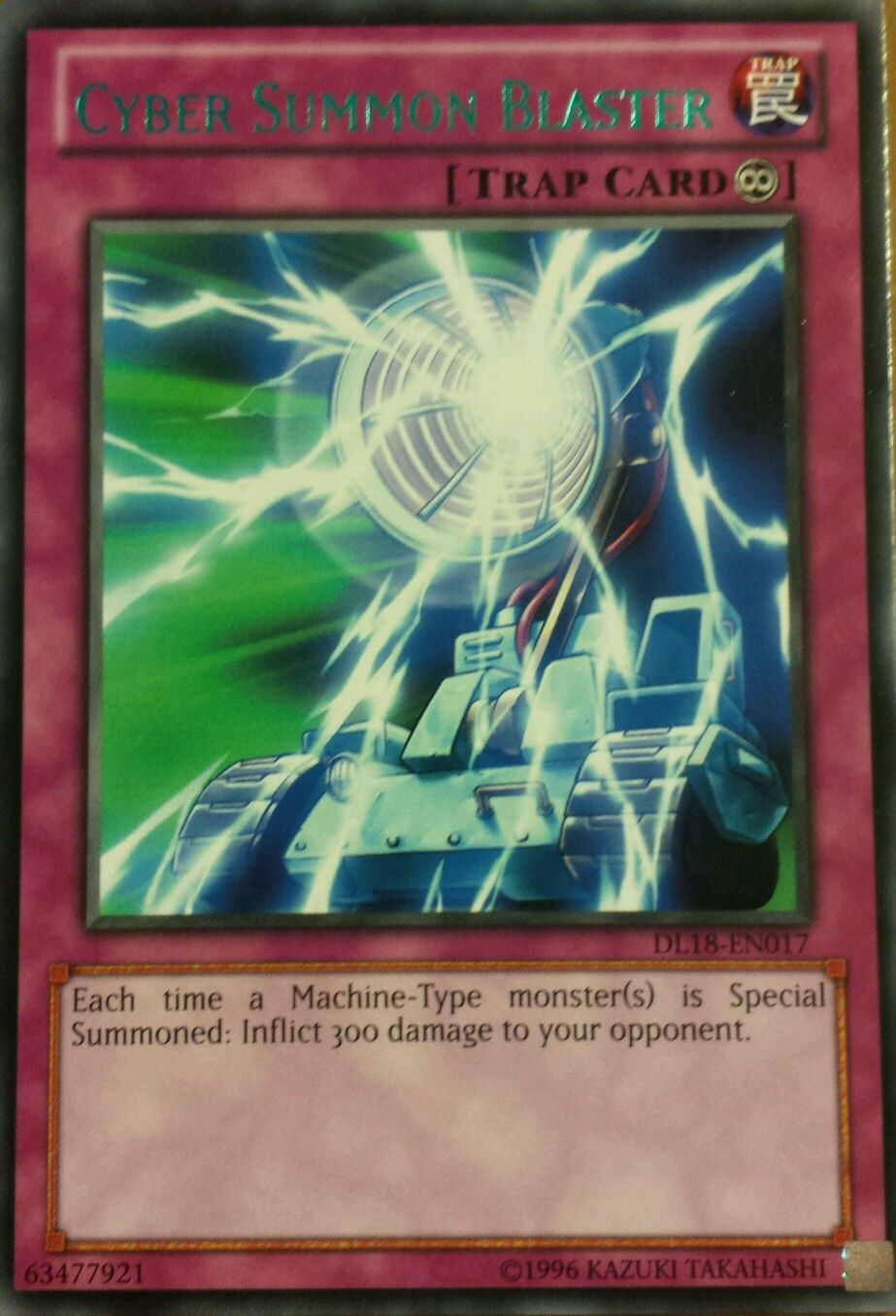 Cyber Summon Blaster (Green) [DL18-EN017] Rare | Card Merchant Takapuna