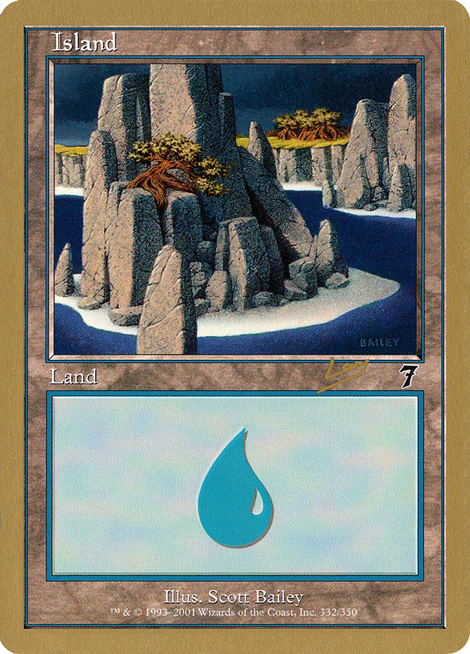 Island (rl332) (Raphael Levy) [World Championship Decks 2002] | Card Merchant Takapuna