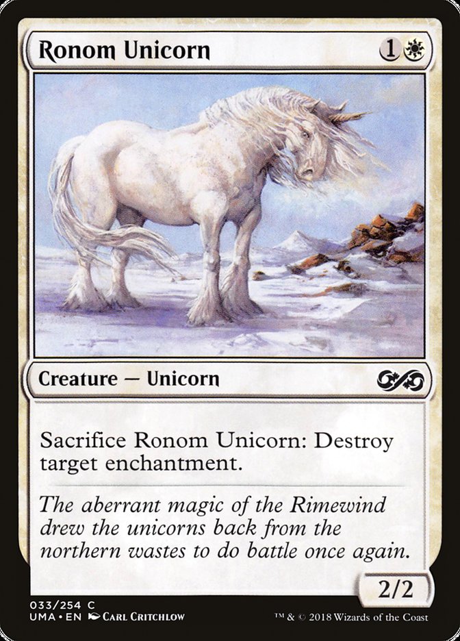 Ronom Unicorn [Ultimate Masters] | Card Merchant Takapuna